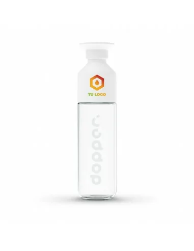 400 ml Dopper Glass bottle personalized with logo | From 11,50€.