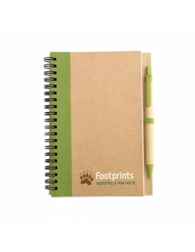 B6 recycled notebook with pen SONORA PLUS | IT3775