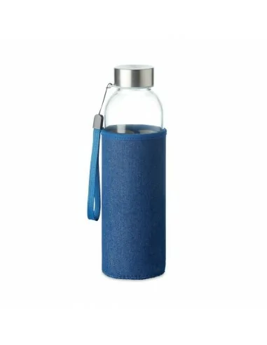 Glass bottle in pouch 500 ml UTAH DENIM | MO6192