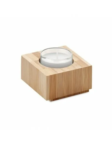 Bamboo tealight holder LUXOR | MO6319