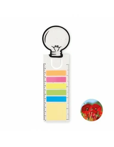 Seed paper bookmark w/memo pad IDEA SEED | MO6512