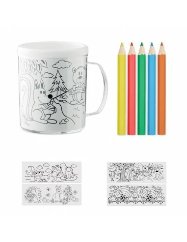 Taza para colorear 280 ml PAINTY | MO6584