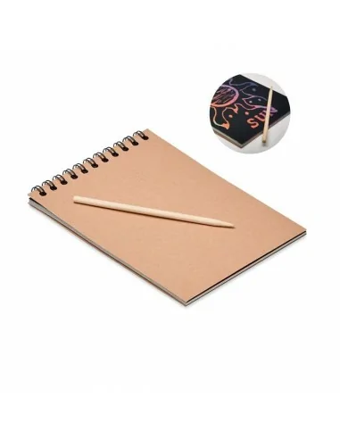 Scratching paper notebook BLACK | MO6699