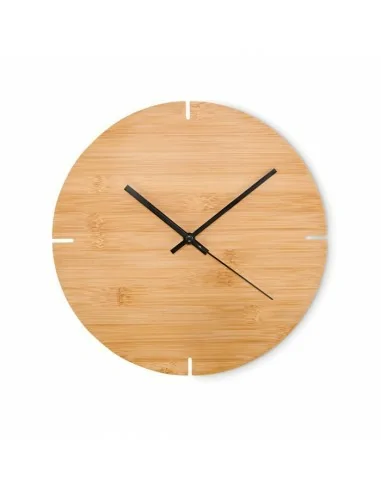 Round shape bamboo wall clock ESFERE | MO6792