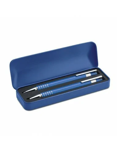 Ball pen set in metal box ALUCOLOR | MO7323