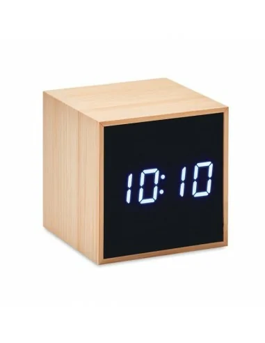 LED alarm clock bamboo casing MARA CLOCK | MO9922