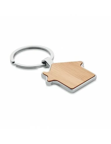 House key ring metal bamboo BURNIE | MO9949