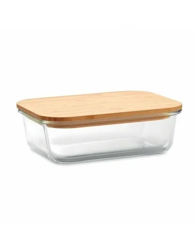 Glass lunchbox with bamboo lid TUNDRA LUNCHBOX | MO9962