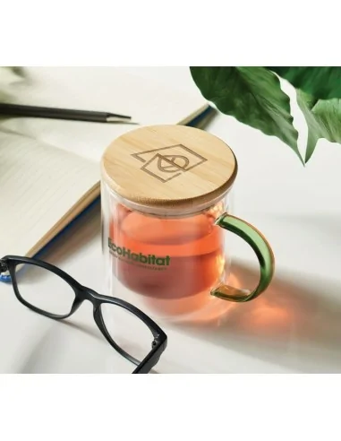 Double wall borosilicate mug FARBI | MO2200