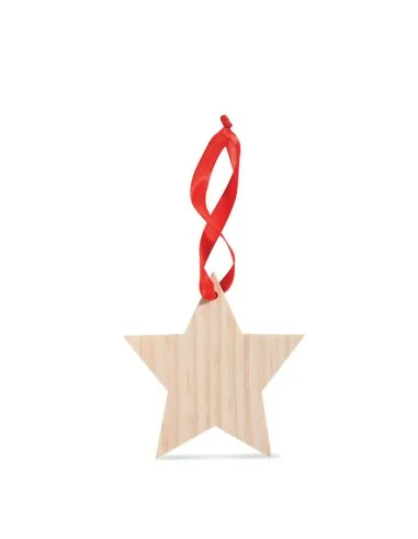 Estrella de madera colgante WOOSTAR