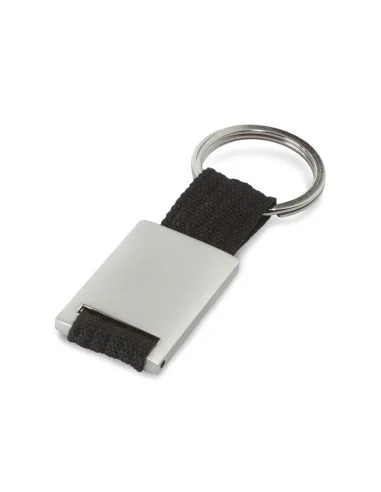 Metal rectangular key ring TECH