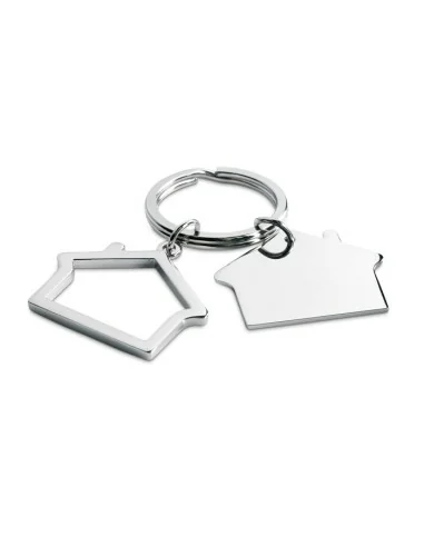 Metal key ring house shape SNIPER