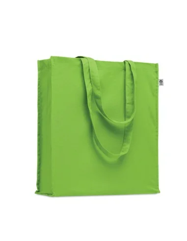 Organic cotton shopping bag BENTE COLOUR