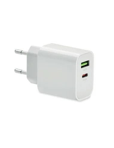 18W 2 port USB charger EU plug PORT