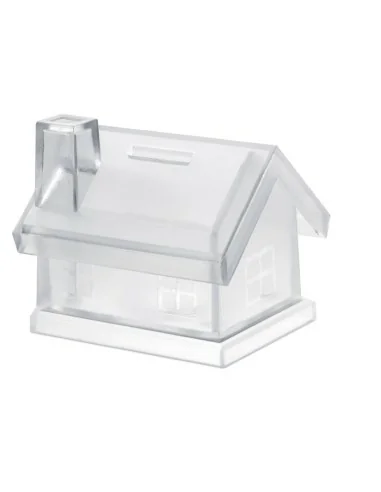 Plastic house coin bank MYBANK