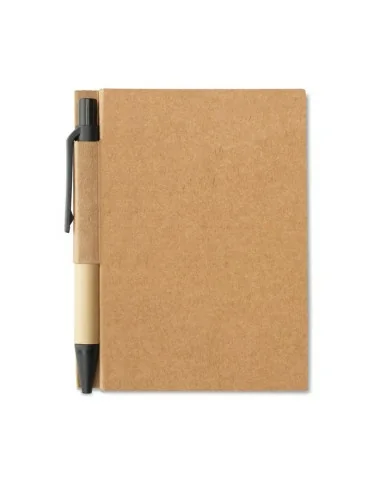 Recycled notebook with pen CARTOPAD