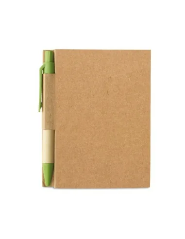 Recycled notebook with pen CARTOPAD