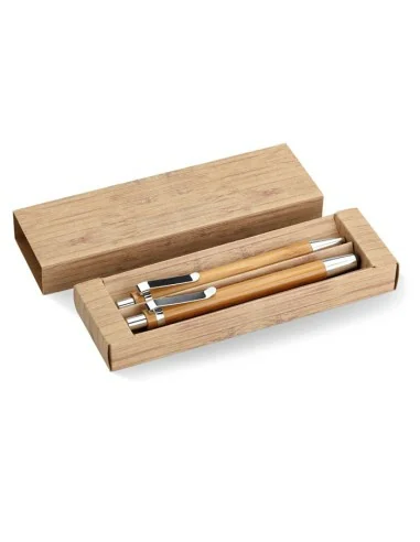 Bamboo pen and pencil set BAMBOOSET