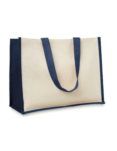 Jute and canvas shopping bag CAMPO DE FIORI