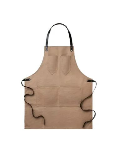 Apron in leather CHEF