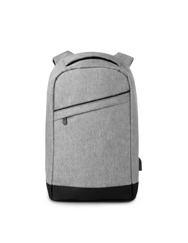 2 tone backpack incl USB plug BERLIN