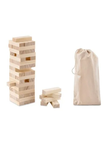 Tower game in cotton pouch PISA