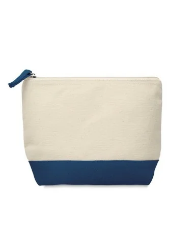 Bicolour cotton cosmetic bag KLEUREN