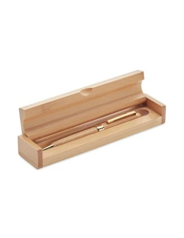 Bamboo twist ball pen in box ETNA