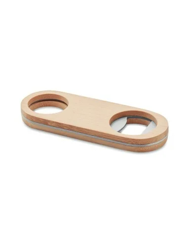 Oval Bamboo bottle opener VALBAMPER