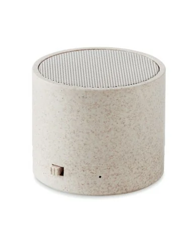 3W speaker in wheat straw/ABS ROUND BASS+