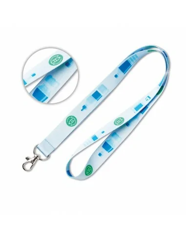 Lanyard personalizado de PET reciclado con mosquetón